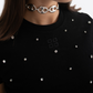 FLASHING LIGHTS CROP TOP - BLACK