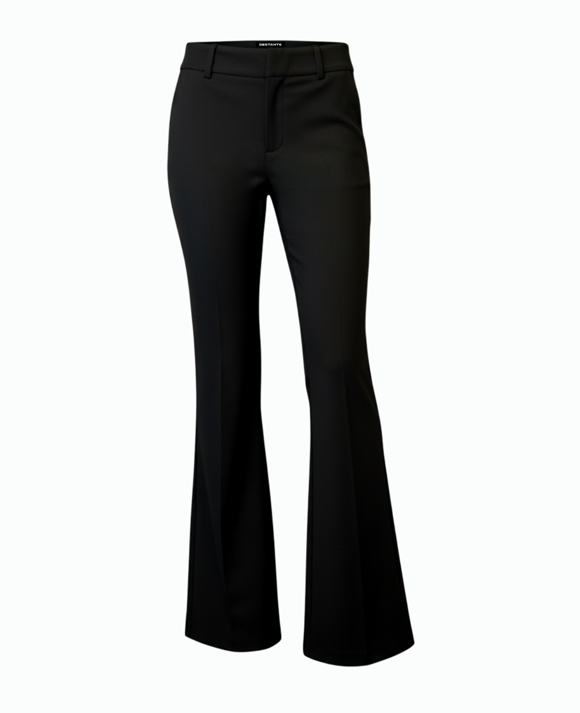 FLARED TAILORED TROUSERS IN BLACK
