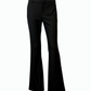 FLARED TAILORED TROUSERS IN BLACK STRIPES