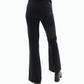 FLARED TAILORED TROUSERS IN BLACK STRIPES