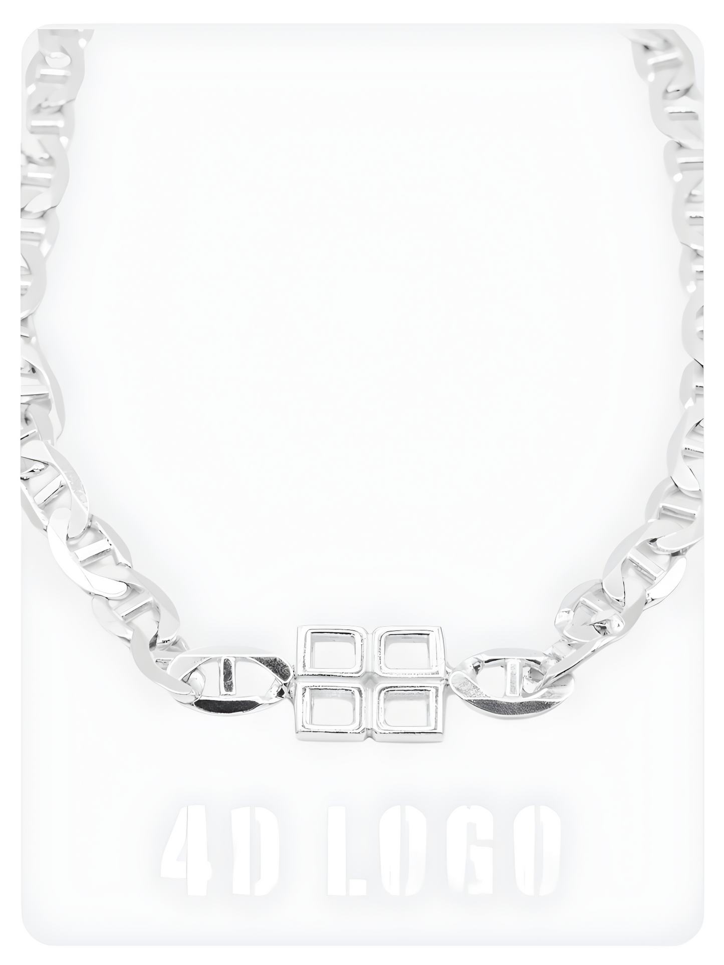 4D LOGO CHOKER