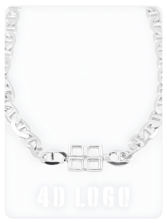 4D LOGO CHOKER