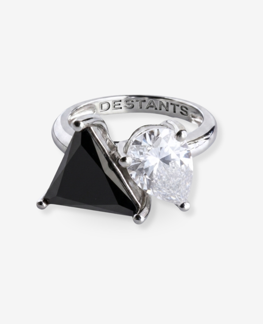 DUALITY RING - BLACK & WHITE