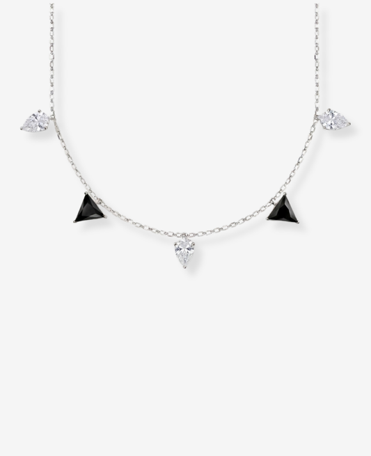 TRUST NECKLACE - BLACK & WHITE
